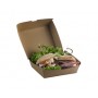 Box hamburger in poliestere mod.136708 collezione TAKE AWAY monouso , 16 x 16 x h 9 cm (conf. 50 pezzi)