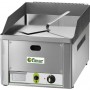 Fry top liscio gas da banco mod. FRY1LMC Fimar, piano cottura in acciaio cromato, 3.308 kcal/h, piezoelettrico, 36x60x30h cm