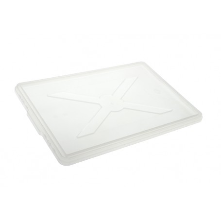 Coperchio per cassetta service in polietilene mod. 53748 Giganplast, 600x400mm, colore neutro