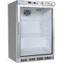 Vetrina refrigerata statica per bibite mod. G-ER200GSS Ecoline Forcar, +2°/+8°C, esterno in acciaio inox, cap. 130 litri, 105 W