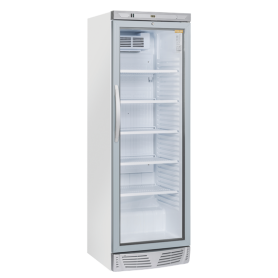 Vetrina refrigerata ventilata per bibite mod. TKG388, +1°/+12°C, cap. 350 litri, porta autochiudente, 300 W