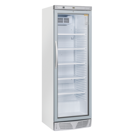 Vetrina refrigerata ventilata per bibite mod. TKG388, +1°/+12°C, cap. 350 litri, porta autochiudente, 300 W