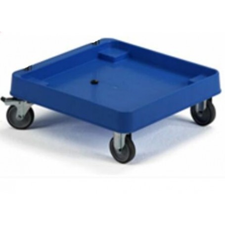 Carrello portacestelli per lavastoviglie, vasca in ABS, Forcar, senza manico inox, cestelli non inclusi