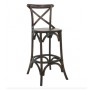 Sgabello alto per interni mod. 1440-HT38 Rossanese in legno, disponibile in 2 colori