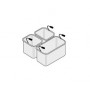 Cestelli 1 x GN 1/3 + 2 x GN 1/6 cuocipasta per linea Tecno74, mod.120660, 29x16x20h / 14x14x20h cm