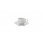 Tazza caffè mor.126930, collezione Londra impilabile bianco, cl 8,5 h 5 Ø 6 cm