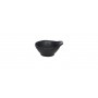 Coppetta ovale wengè Collezione Buffet Melamina mor.126986, cm 12x11 h 5,5 gr 134