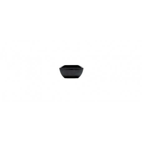 Coppa quadrata nera collezione Buffet Melamina cm 12,7x12,7 h 6 cm