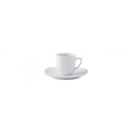 Tazza da caffè mor.115818 collezione Mimoza Bianco, cl 9