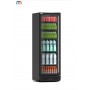 Vetrina bibite mod. Acqua P 400B, cap. 365L, 5 ripiani, +3°+10°C, led, 59x67x182h CM, 130W, Monofase, colore nero