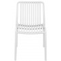 Sedia per esterno in polipropilene mod.073-ZL76, Rossanese, disponibile in 8 colori, impilabile