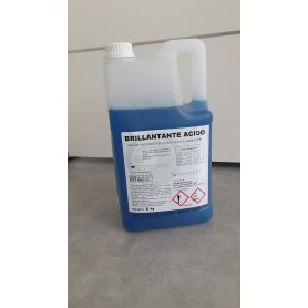 Brillantante acido per lavabar e lavastoviglie professionali, Eco.40911, Ecosan, tanica 5 litri