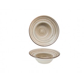 Mini pasta bowl tondo collezione New Bone China mor.127164, color sabbia, Ø 13,9 cm, h 4 cm