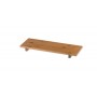 Piatto sushi bamboo rettangolare MOR.122559, 50x23x2,5h cm