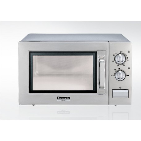 Forno a microonde professionale NE 1027 Panasonic, piatto fisso in vetroceramica, comandi manuali, cap. 22 litri, 1 magnetron