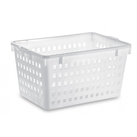 Cesta per fornai forata Giganplast, colore neutro, disponibile in 3 misure
