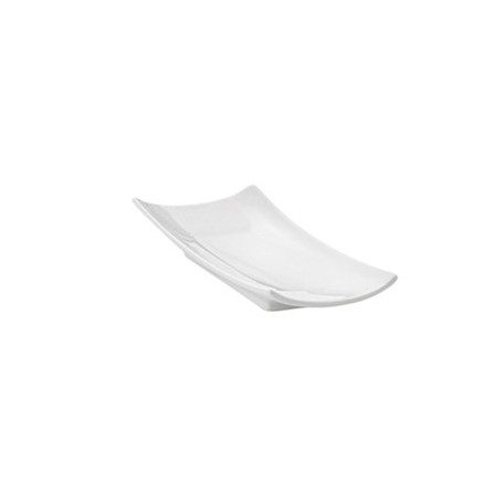 Piattino rettangolare Collezione Appetizer Bianca, MOR.89296, 14,5x7cm