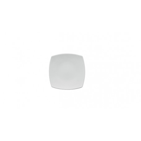 Piatto quadrato pane Collezione Tokio Bianco Saturnia, MOR.104595, 17x17 cm