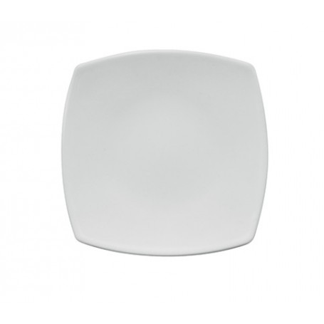 Piatto quadrato piano Collezione Tokio Bianco Saturnia, MOR.104596, 31x31 cm