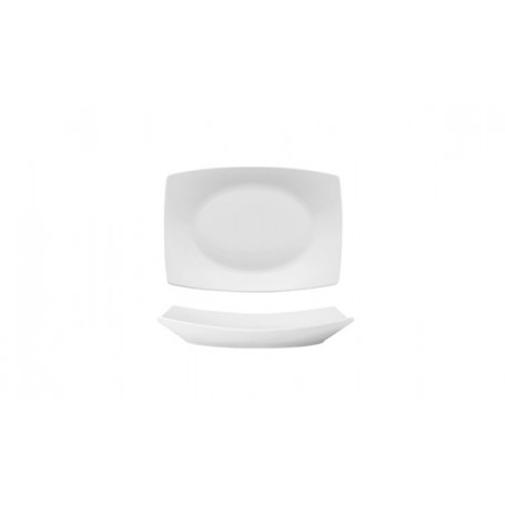 Vassoio rettangolare fondo collezione Tokio Bianco Saturnia, MOR.129217, 34x24,5 cm