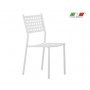 Sedia per esterno mod.1699-UE03 Rossanese, struttura in metallo verniciato, 3 colori, impilabile