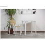 Tavolo per esterno mod.072-DH02 Rossanese, struttura e piano in polipropilene, 70x70 cm