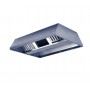 Cappa centrale linea Eco-line serie ECCA 22 in acciaio inox AISI 304, senza motore, prof. 220 cm