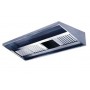Cappa a parete snack linea Eco-line serie ECPAS 9 in acciaio inox AISI 304, senza motore, prof. 90 cm