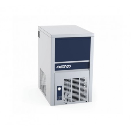 Produttore di ghiaccio mod. CP 25.6W Aristarco, cubetto pieno, raffreddamento ad acqua, produzione giornaliera fino a 25 kg