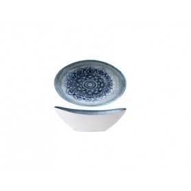 Coppetta ovale collezione Blue Voyage New Bone China Digital Print Gural Porselen, MOR.139613, 11x7,5 cm