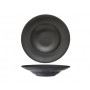 Piatto pasta collezione Black Matt New Bone China Digital Print Gural Porselen, MOR.139636, Ø 26 cm (int. Ø 16, 5 cm)