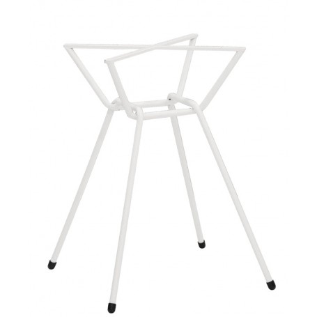 Base in acciaio inox verniciato per interni mod.1839-EP1 Rossanese, 52x52xh 72 cm, 2 colori a scelta