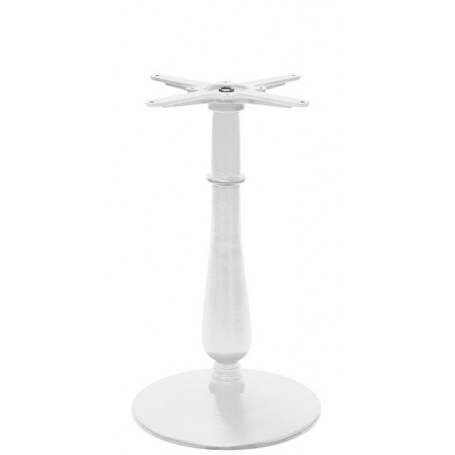 Base per interni mod.366-313 Rossanese, struttura in ghisa, Ø 42,5 x 73 h cm