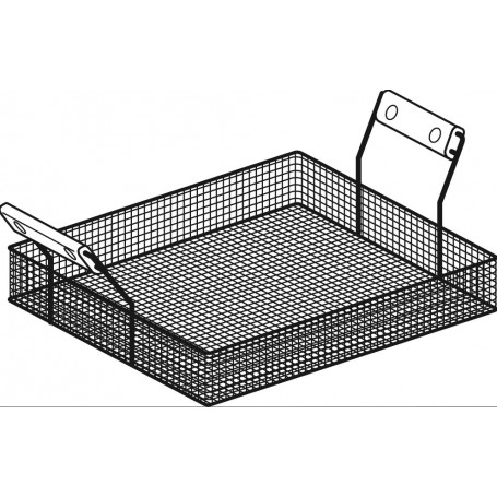 Cestello per friggitrici professionali pasticceria LOTUS, mod. Cestino 60, 47x35x8h cm