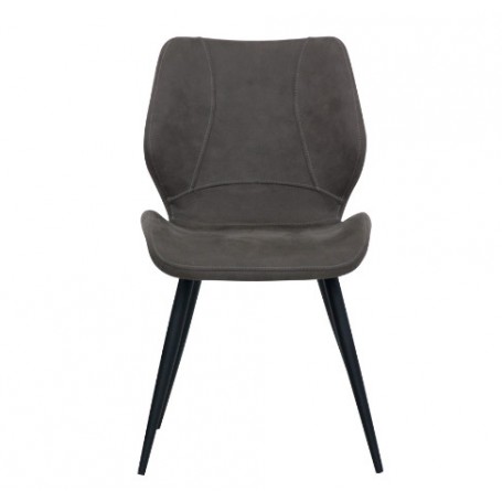 Sedia per interni mod.1803-DC81 Rossanese, struttura in metallo verniciato, rivestimento in tessuto (disponibile in 2 colori)