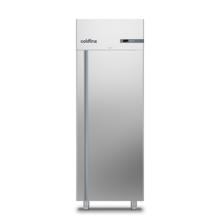 Armadio congelatore Smart 700lt mod. A70/1BE Coldline, -18°-22°C, 3 griglie GN 2/1, profondità 815 mm, classe energetica C