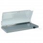 Piano caldo con cupola in plexiglass, struttura in acciaio inox mod. PCC 4710 Forcar, +30°+90°C, 90x45x20hcm, 450W, Monofase
