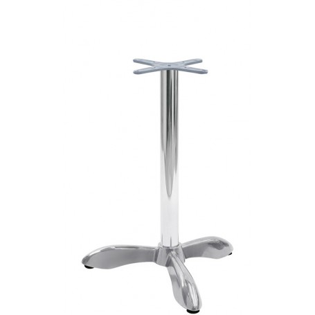 Base tavolo per esterno mod.133-D struttura in alluminio, piedini regolabili, h 70 cm