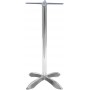 Base tavolo alto per esterno mod.138-L struttura in alluminio, piedini regolabili, h 103 cm