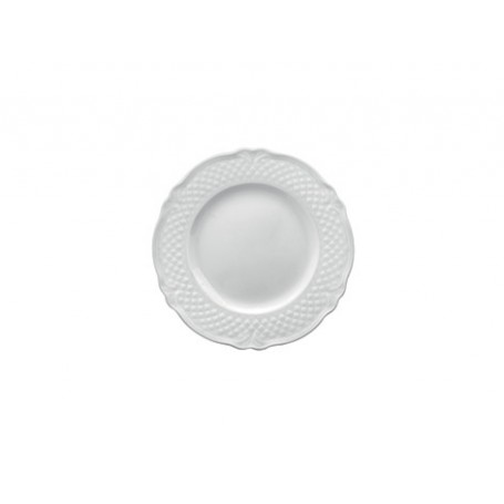 Piatto pane collezione Malaga bianco Saturnia, MOR.93141, Ø 17 cm