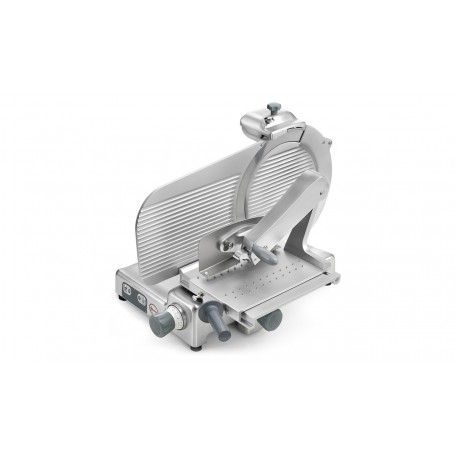 Affettatrice verticale Tiziano 370 Evo BS1 con affilatoio, lama inox ø 370mm, spessore taglio 0÷25, taglio utile 305x295mm
