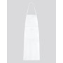 Confezione 2 pezzi grembiule cucina Dayton unisex, con pettorina, colore bianco