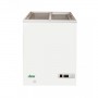 Congelatore a pozzetto statico scorrevoli in vetro mod.G-SD100S Forcar serie Eco Line, cap. 97 l, -18°C, 58x52x81h cm