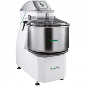 Impastatrice professionale a spirale Fimar 38SR con testa sollevabile e vasca estraibile, capacità impasto 38 kg