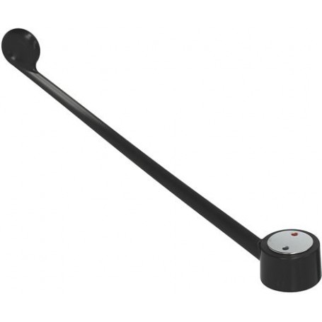 Leva nera per miscelatore, lunghezza 345 mm, attacco cartuccia 10x10,5 mm