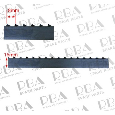Anello segaossi Salvador lunghezza mm 3150, altezza 16 mm, dent. 8, confezione da 5 pezzi, RBA.SLASEG0090