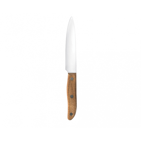 Coltello bistecca Kobe, manico in legno, lama rasoio, MOR.128380