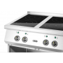 Cucina induzione 4 fuochi mod. 237687 Hendi Food, struttura in acciaio inox, vano aperto, 17 kW, trifase