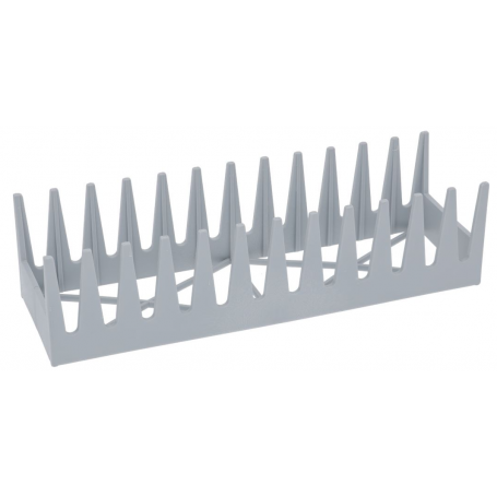 Inserto portapiattini 290x90x75 mm in plastica, 12 posti
