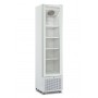 Vetrina bibite ventilata mod.Slim Cooler 225T Klimitalia,0°/+10°C, cap.225l, 5ripiani, porta a sfioro,led, 210W,colore bianco